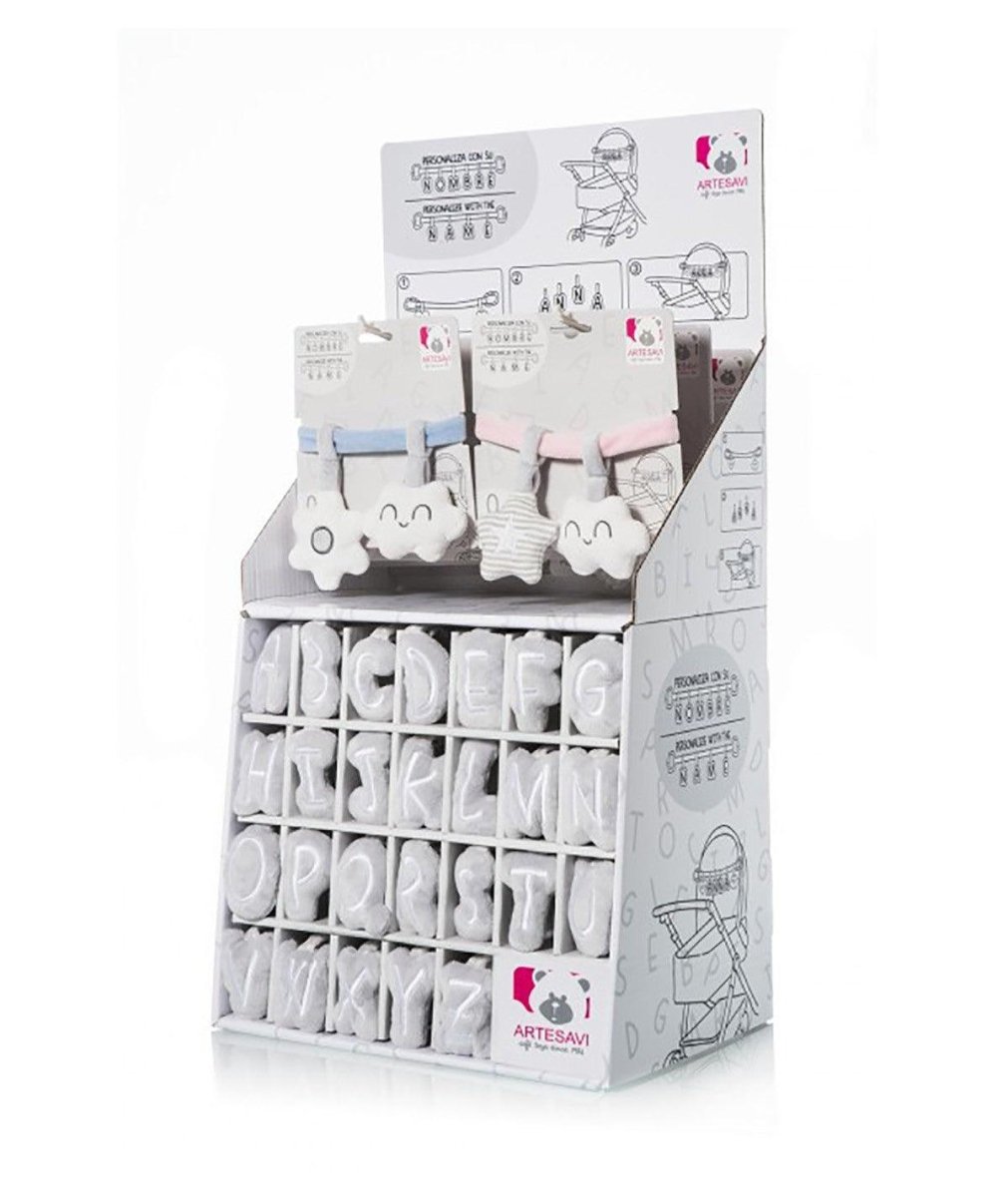 Colgador Personalizado Sonajero Nombre Bebé - Nanetes